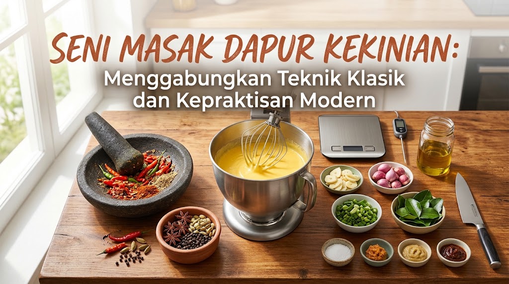 Seni Masak Dapur Kekinian: Menggabungkan Teknik Klasik dan Kepraktisan Modern
